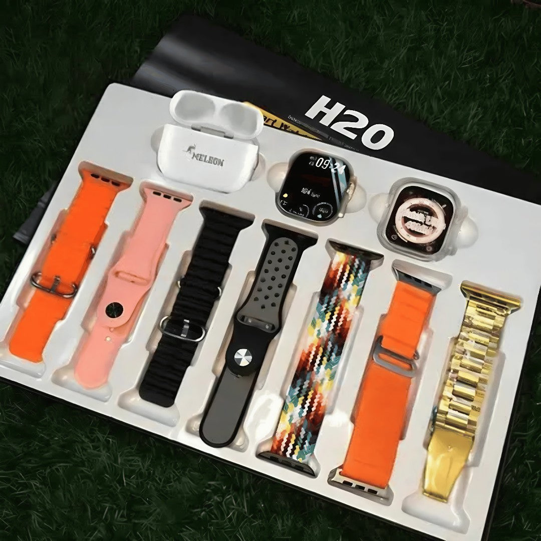 Combo: Serie 9 Ultra + Auriculares Air Pro 3 (7 Pulseras + Estuche) ✅