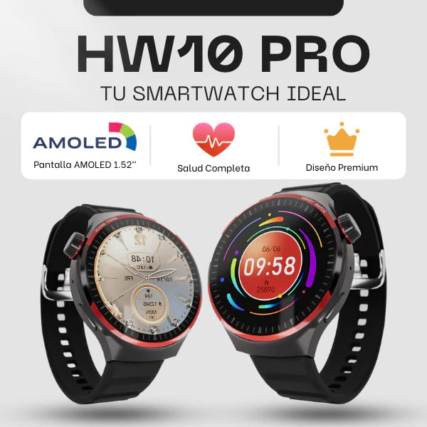 Smartwatch Hw10 Pro Max Deportivo – 2 Correas + Carga Magnética 🔋