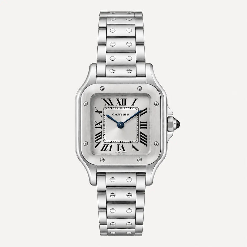 Detalle reloj de lujo femenino
