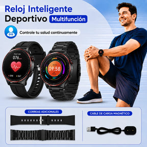 Smartwatch Hw10 Pro Max Deportivo – 2 Correas + Carga Magnética 🔋